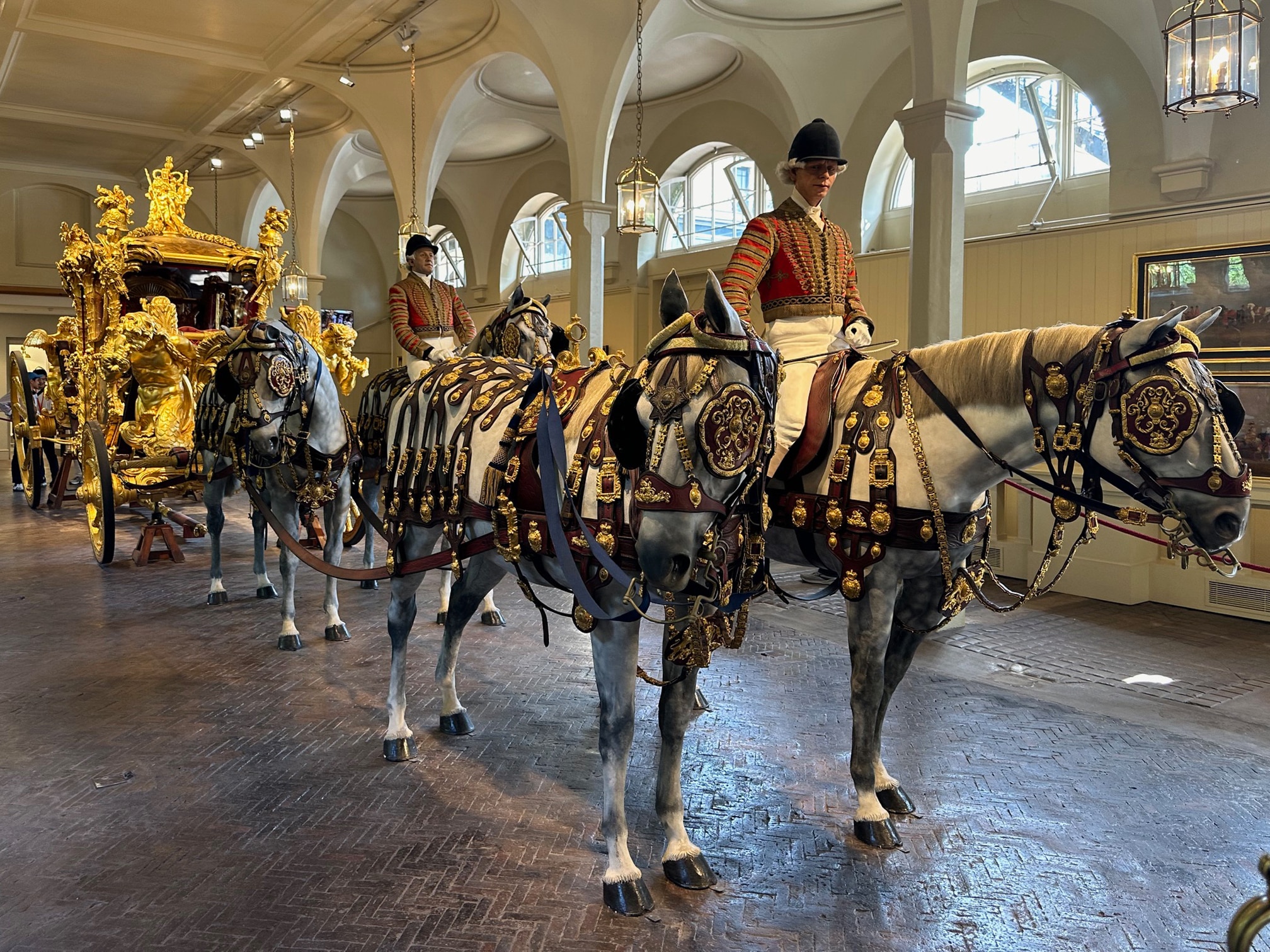 Image of horses at Buckingham Palace