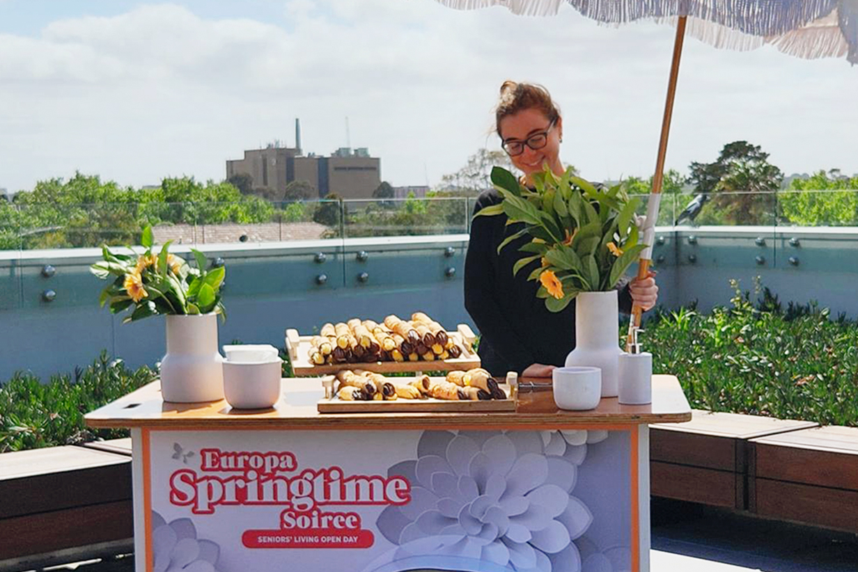 One Fell Swoop - cannoli cart at an event
